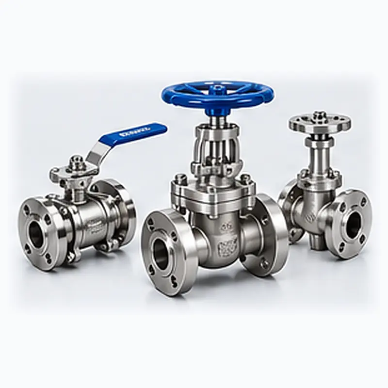 Industrial valves (ball, gate, globe, check)